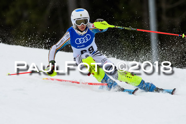 Bayerische Schülermeisterschaft Slalom 28.01.2018