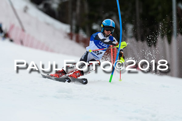 Bayerische Schülermeisterschaft Slalom 28.01.2018