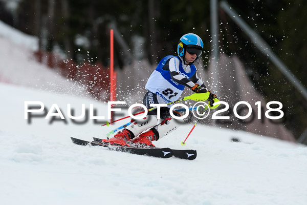 Bayerische Schülermeisterschaft Slalom 28.01.2018