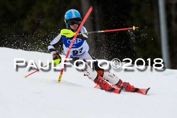 Bayerische Schülermeisterschaft Slalom 28.01.2018