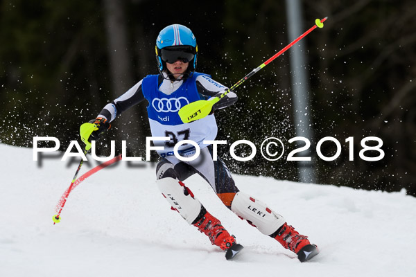 Bayerische Schülermeisterschaft Slalom 28.01.2018