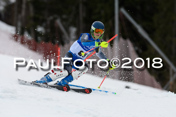 Bayerische Schülermeisterschaft Slalom 28.01.2018