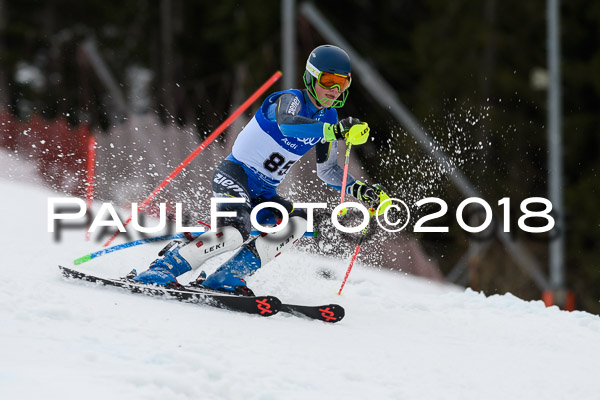 Bayerische Schülermeisterschaft Slalom 28.01.2018