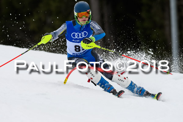 Bayerische Schülermeisterschaft Slalom 28.01.2018