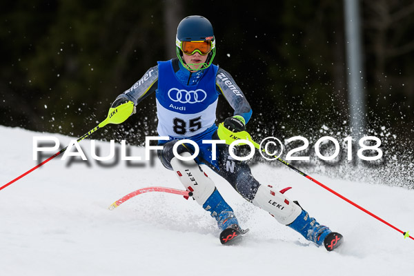 Bayerische Schülermeisterschaft Slalom 28.01.2018