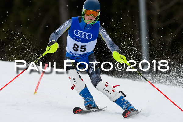 Bayerische Schülermeisterschaft Slalom 28.01.2018