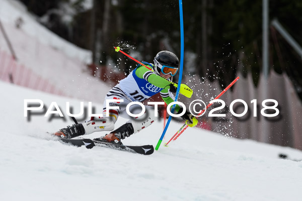 Bayerische Schülermeisterschaft Slalom 28.01.2018