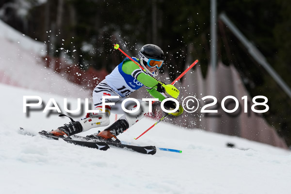 Bayerische Schülermeisterschaft Slalom 28.01.2018