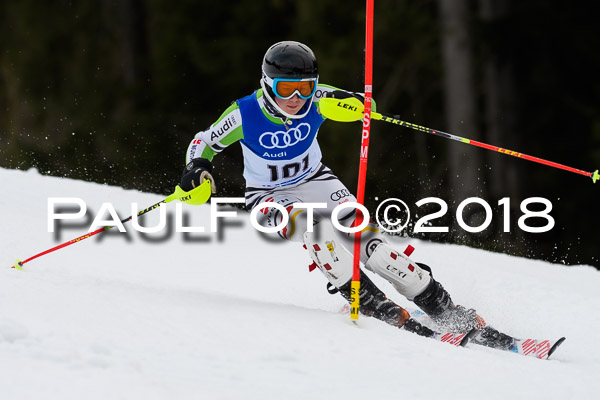 Bayerische Schülermeisterschaft Slalom 28.01.2018