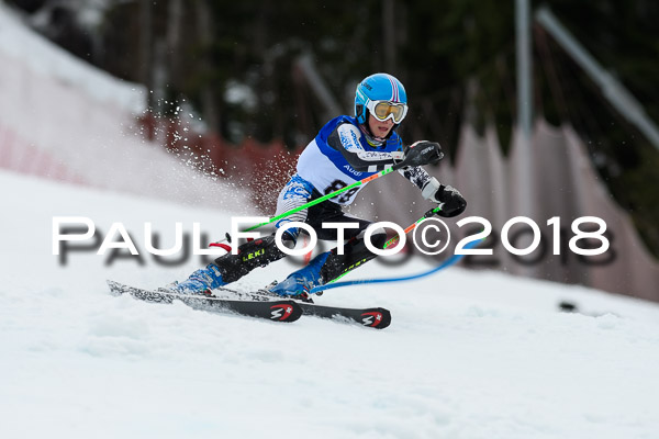 Bayerische Schülermeisterschaft Slalom 28.01.2018