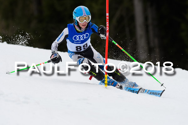 Bayerische Schülermeisterschaft Slalom 28.01.2018