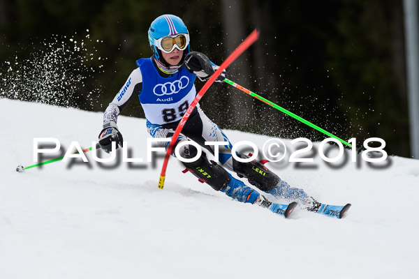 Bayerische Schülermeisterschaft Slalom 28.01.2018