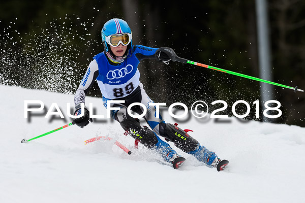 Bayerische Schülermeisterschaft Slalom 28.01.2018