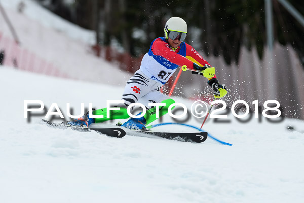 Bayerische Schülermeisterschaft Slalom 28.01.2018