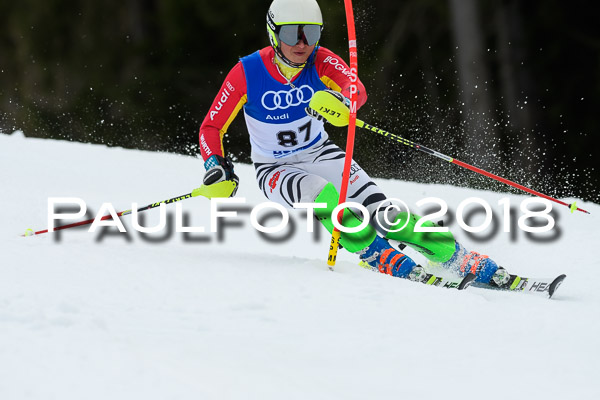 Bayerische Schülermeisterschaft Slalom 28.01.2018