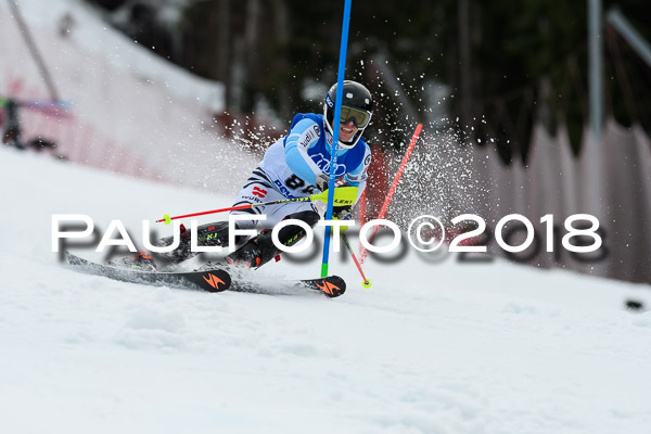 Bayerische Schülermeisterschaft Slalom 28.01.2018