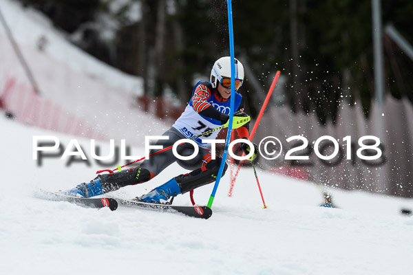 Bayerische Schülermeisterschaft Slalom 28.01.2018