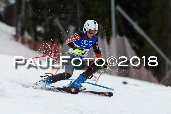 Bayerische Schülermeisterschaft Slalom 28.01.2018