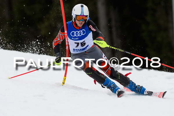 Bayerische Schülermeisterschaft Slalom 28.01.2018