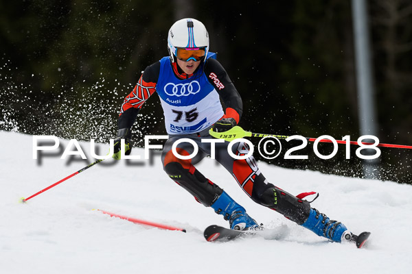 Bayerische Schülermeisterschaft Slalom 28.01.2018