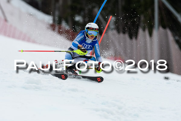 Bayerische Schülermeisterschaft Slalom 28.01.2018