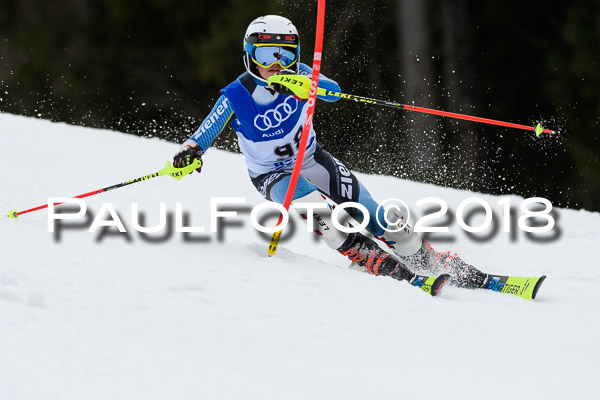 Bayerische Schülermeisterschaft Slalom 28.01.2018