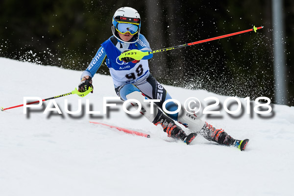 Bayerische Schülermeisterschaft Slalom 28.01.2018