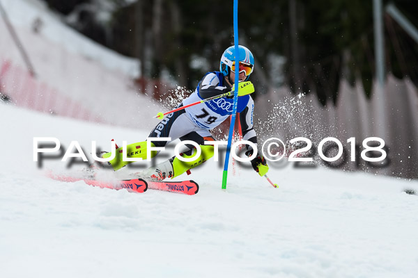 Bayerische Schülermeisterschaft Slalom 28.01.2018