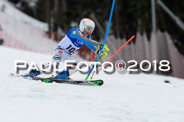 Bayerische Schülermeisterschaft Slalom 28.01.2018