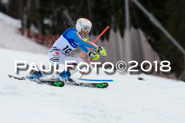 Bayerische Schülermeisterschaft Slalom 28.01.2018