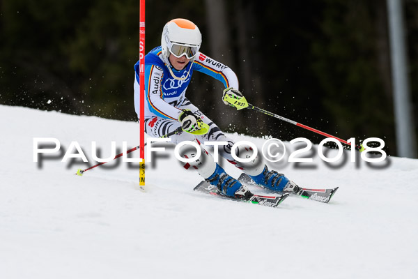 Bayerische Schülermeisterschaft Slalom 28.01.2018