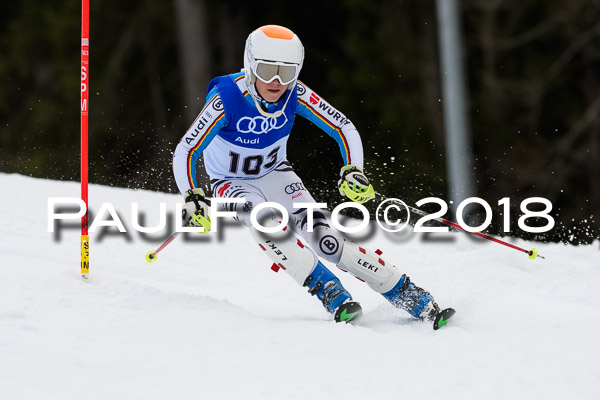 Bayerische Schülermeisterschaft Slalom 28.01.2018