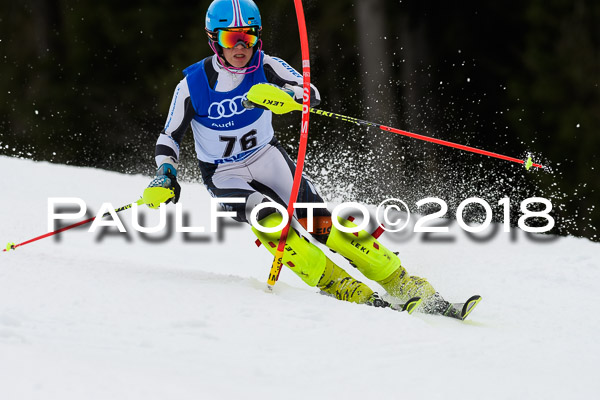 Bayerische Schülermeisterschaft Slalom 28.01.2018