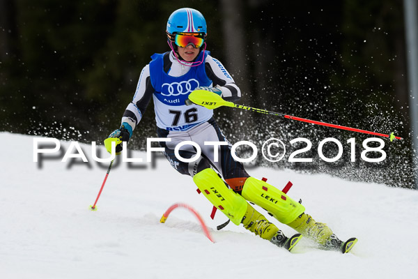 Bayerische Schülermeisterschaft Slalom 28.01.2018