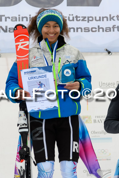 Bayerische Schülermeisterschaft Slalom 28.01.2018