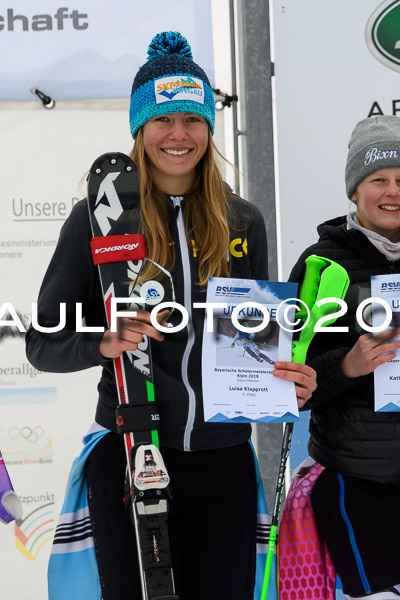 Bayerische Schülermeisterschaft Slalom 28.01.2018