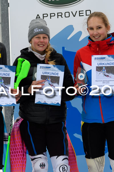 Bayerische Schülermeisterschaft Slalom 28.01.2018