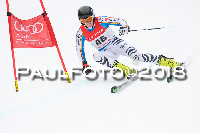 FIS NJR Riesenslalom Herren Lenggries 2.2.2018