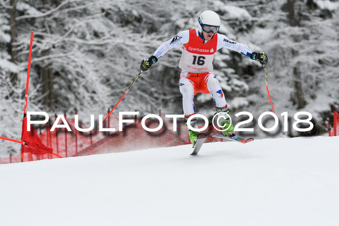 FIS NJR Riesenslalom Herren Lenggries 2.2.2018