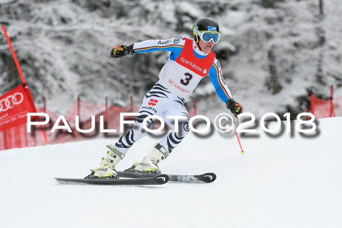 FIS NJR Riesenslalom Herren Lenggries 2.2.2018