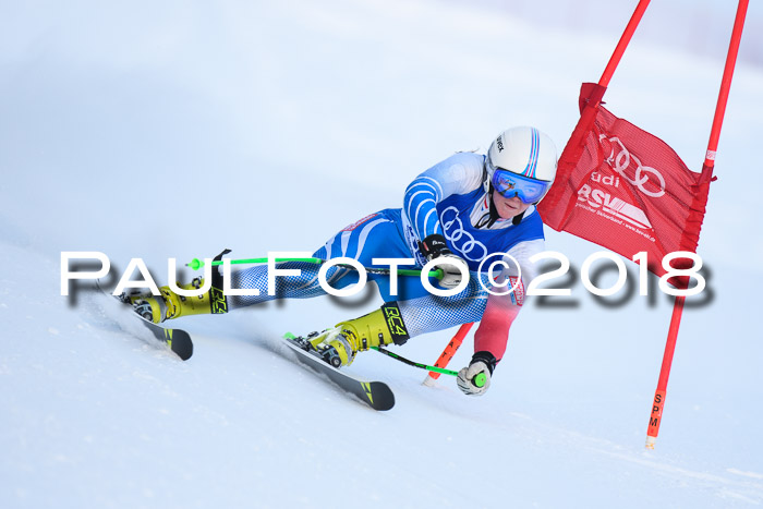 FIS Riesenslalom, Damen + Herren, Oberjoch, Bay. Jugendmeisterschaft, 14.02.2018