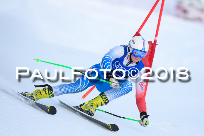 FIS Riesenslalom, Damen + Herren, Oberjoch, Bay. Jugendmeisterschaft, 14.02.2018