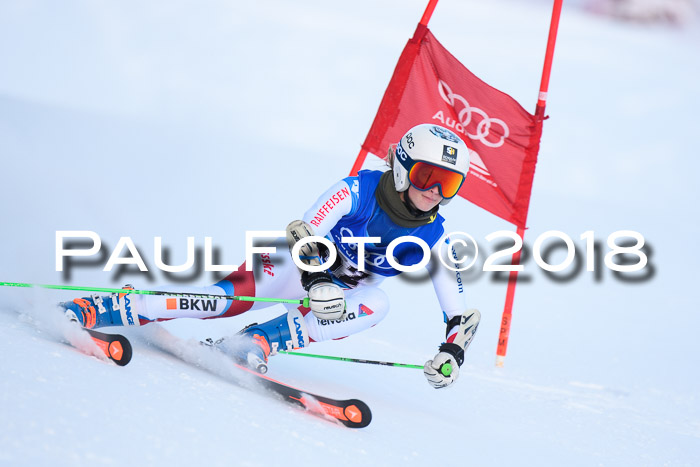 FIS Riesenslalom, Damen + Herren, Oberjoch, Bay. Jugendmeisterschaft, 14.02.2018