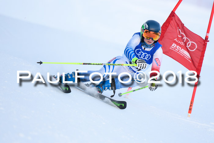 FIS Riesenslalom, Damen + Herren, Oberjoch, Bay. Jugendmeisterschaft, 14.02.2018