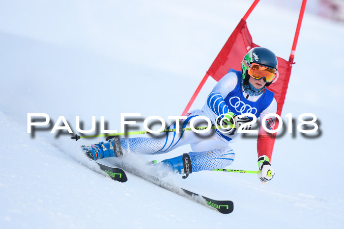 FIS Riesenslalom, Damen + Herren, Oberjoch, Bay. Jugendmeisterschaft, 14.02.2018