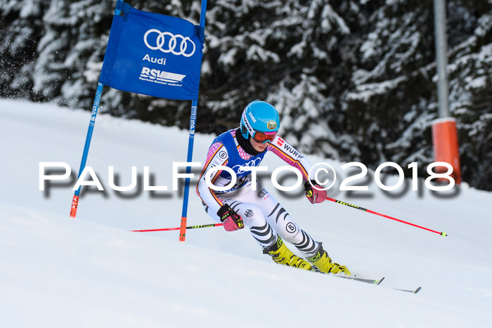 FIS Riesenslalom, Damen + Herren, Oberjoch, Bay. Jugendmeisterschaft, 14.02.2018