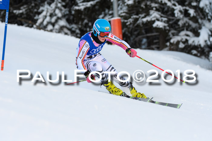 FIS Riesenslalom, Damen + Herren, Oberjoch, Bay. Jugendmeisterschaft, 14.02.2018