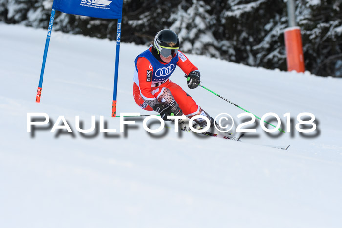 FIS Riesenslalom, Damen + Herren, Oberjoch, Bay. Jugendmeisterschaft, 14.02.2018