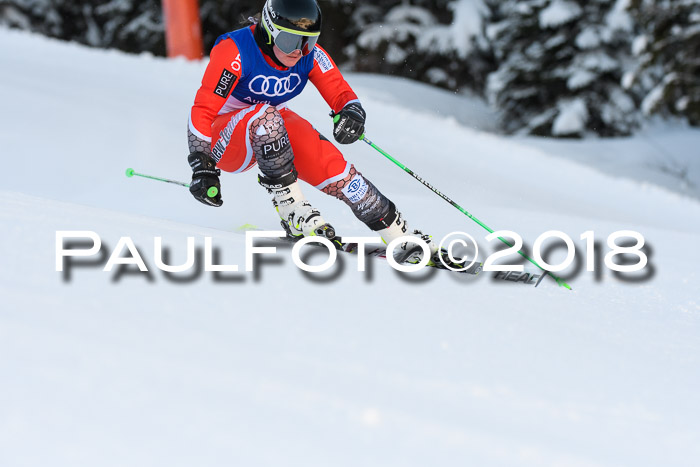 FIS Riesenslalom, Damen + Herren, Oberjoch, Bay. Jugendmeisterschaft, 14.02.2018