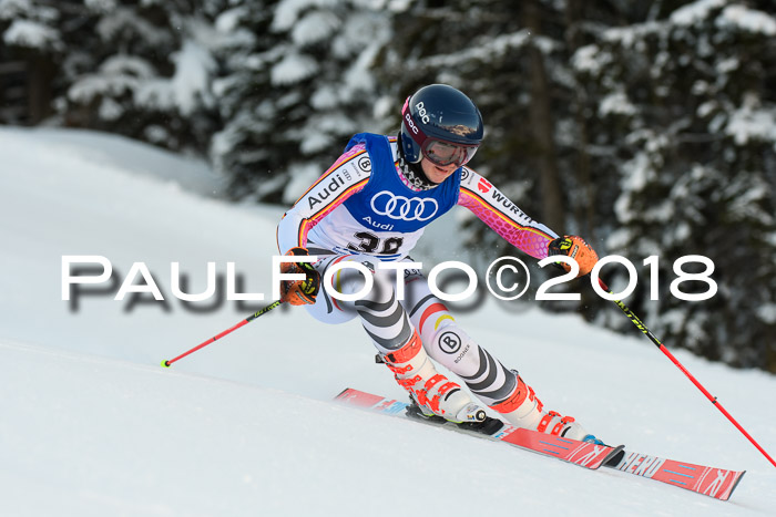 FIS Riesenslalom, Damen + Herren, Oberjoch, Bay. Jugendmeisterschaft, 14.02.2018